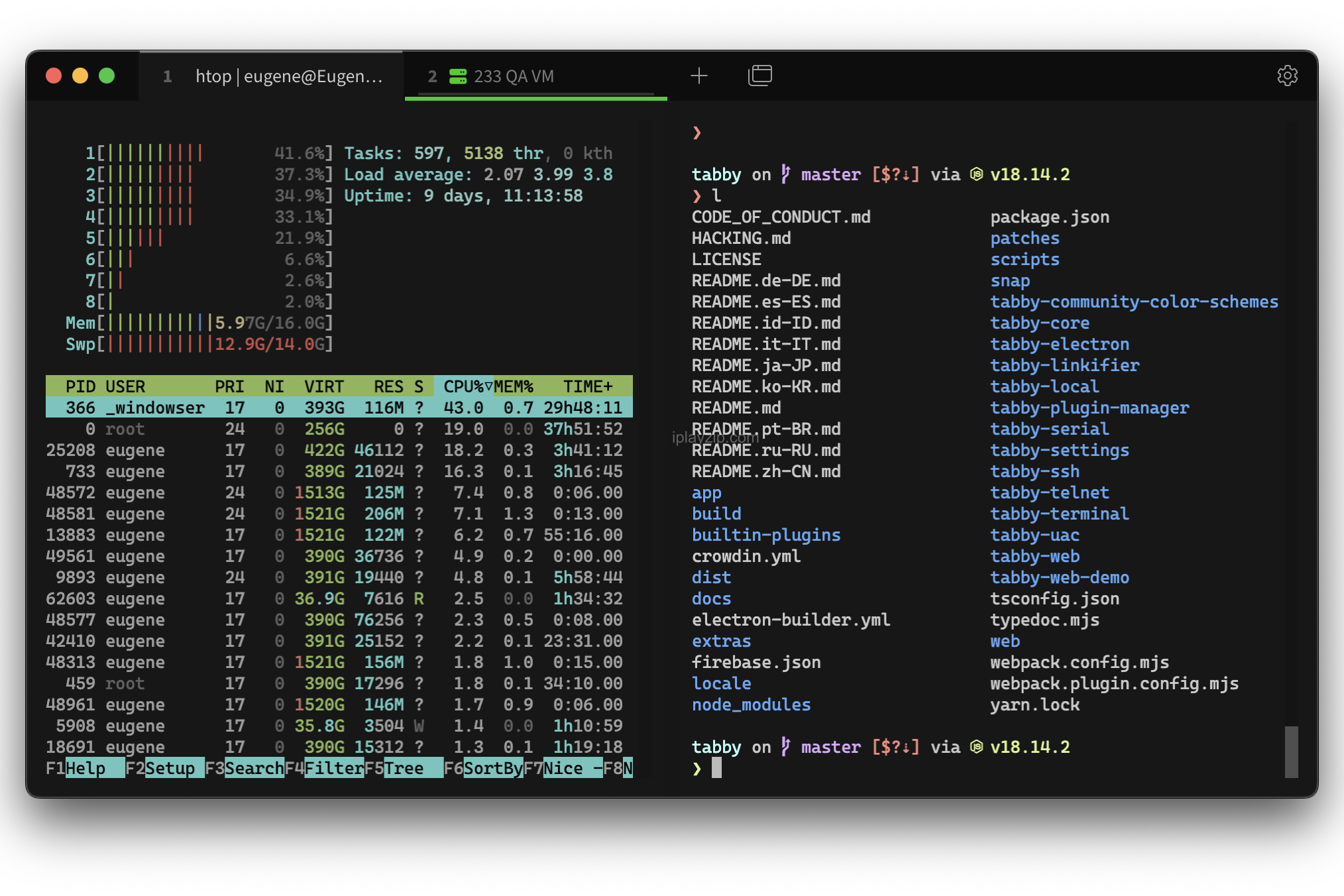 好用的终端模拟器 SSH 客户端 Tabby v1.0.216 破解版
