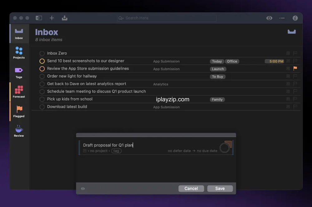 功能强大的任务管理工具 OmniFocus Pro v4.5.3 破解版