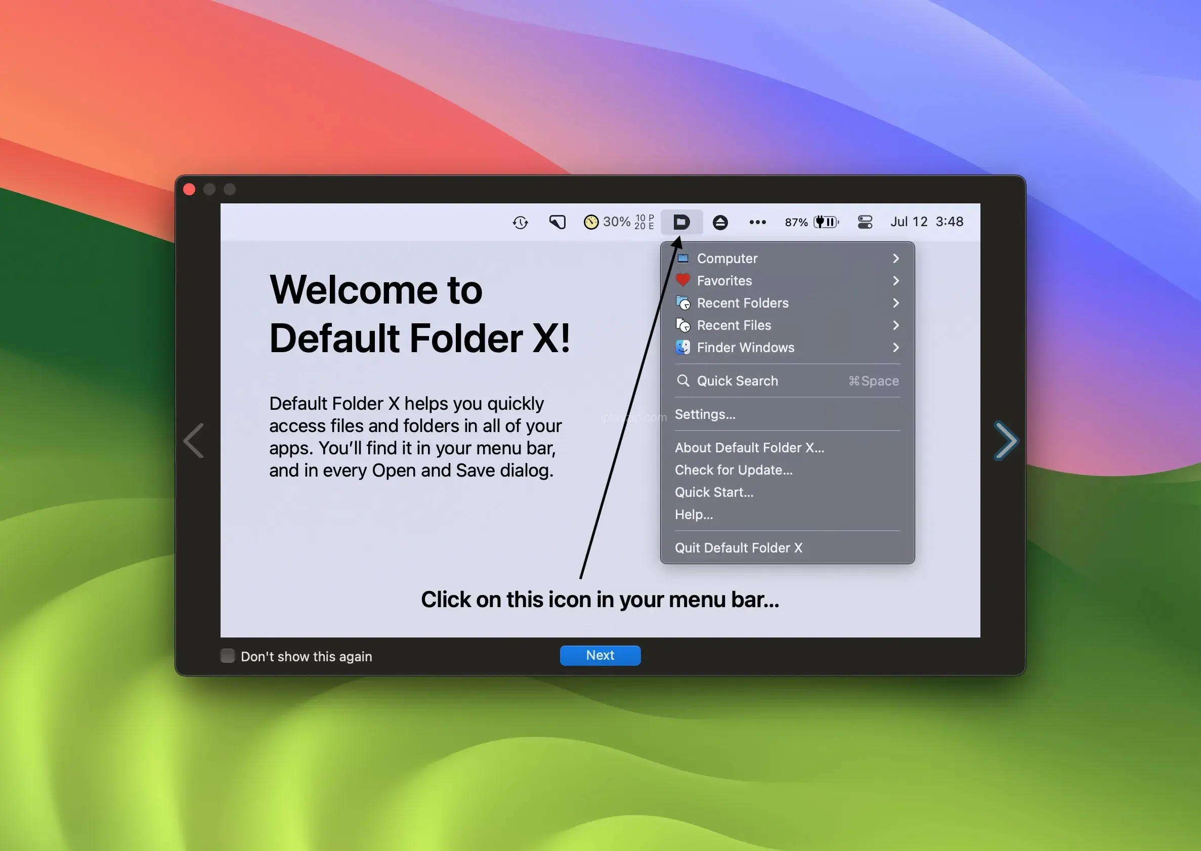 实用的菜单栏快速访问工具 Default Folder X v6.1.4 破解版