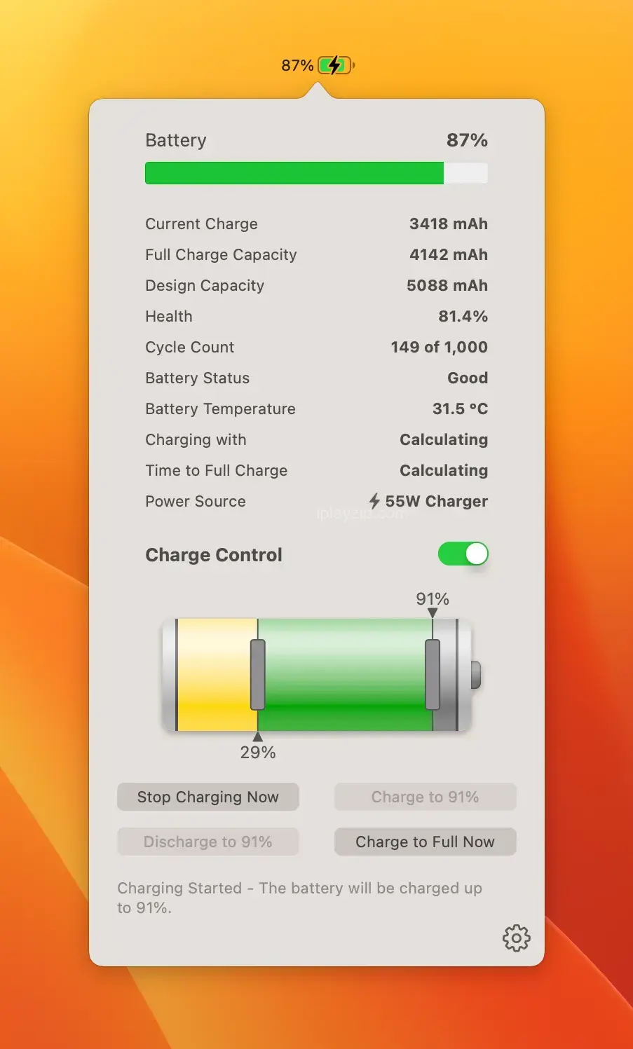 控制电池充电 Energiza Pro v1.3.2 破解版