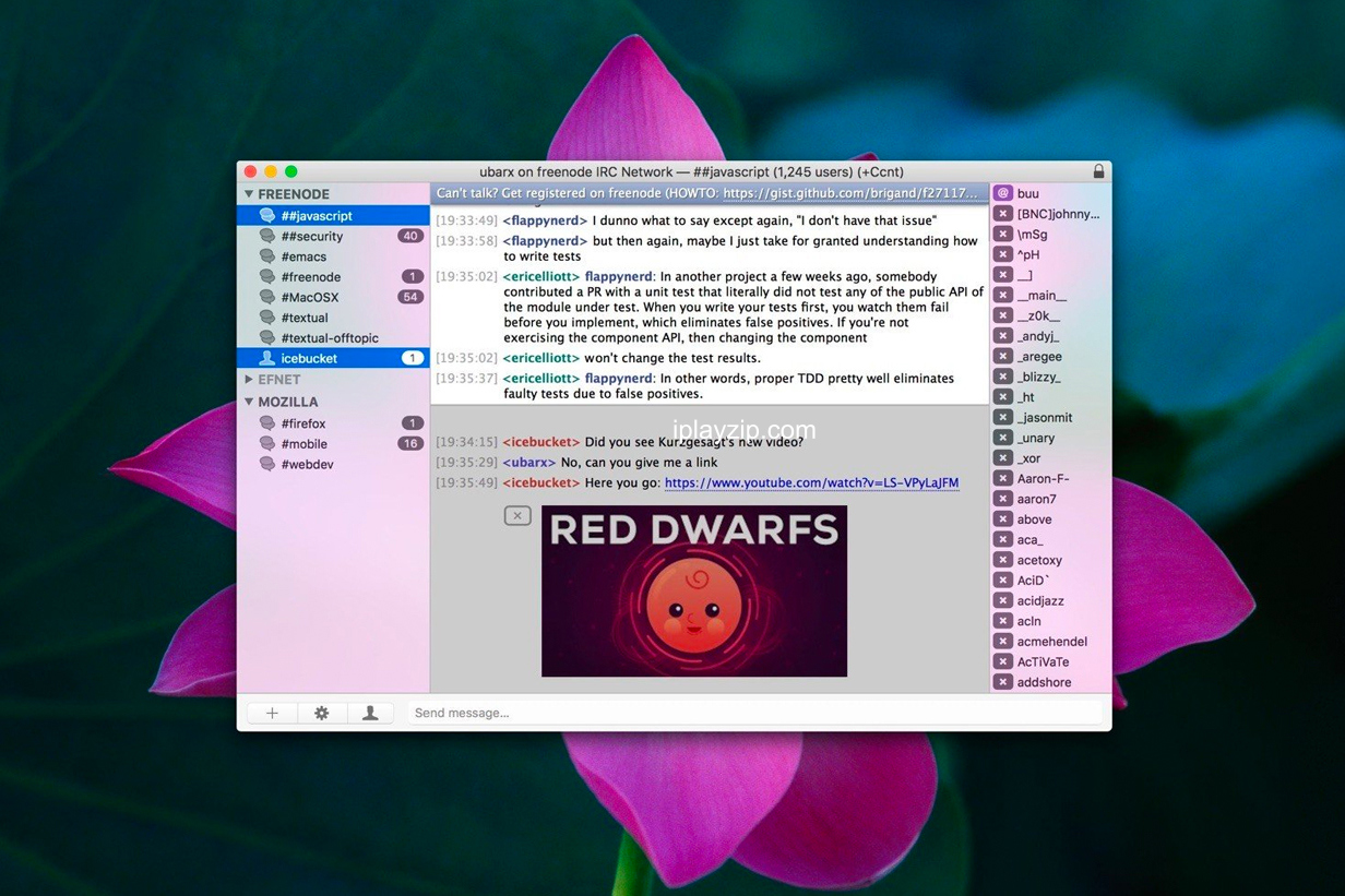 最受欢迎的 IRC 客户端 Textual v7.2.4 破解版