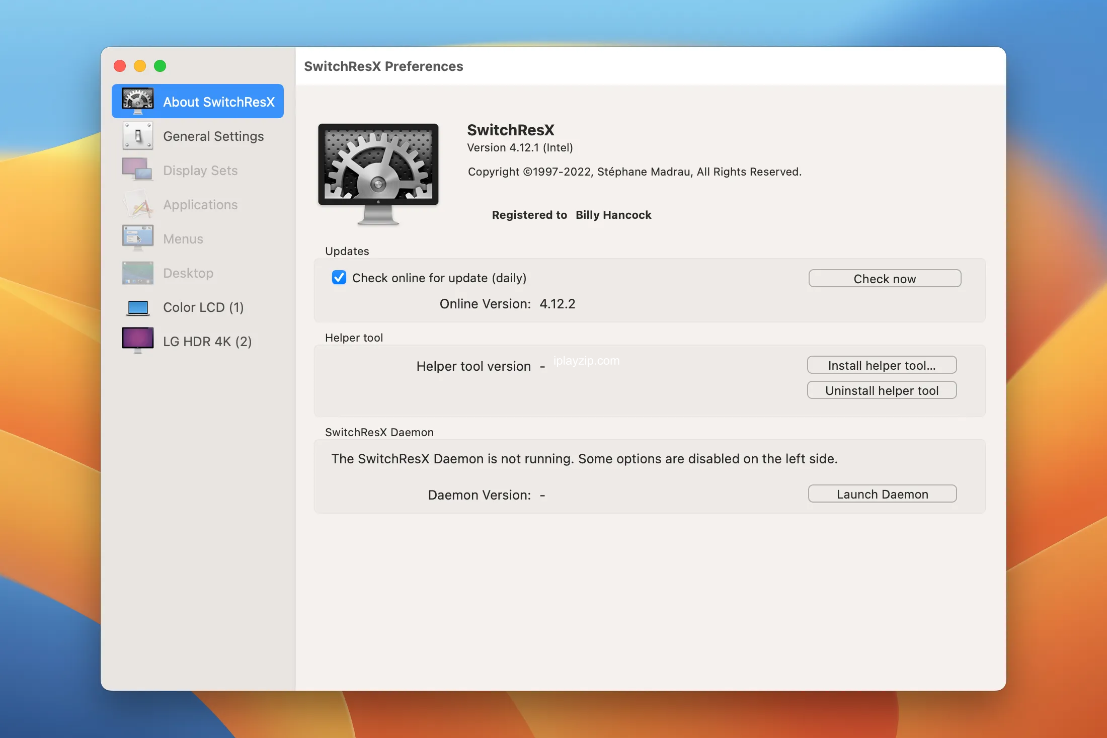 高级幕分辨率修改工具 SwitchResX v4.14.0 破解版