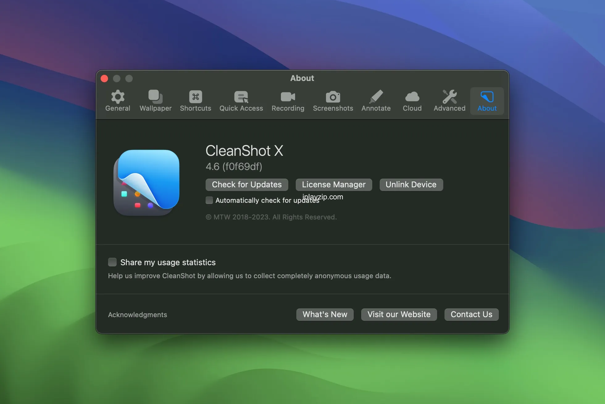 功能强大的截图录屏工具 CleanShot X v4.7.5 破解版