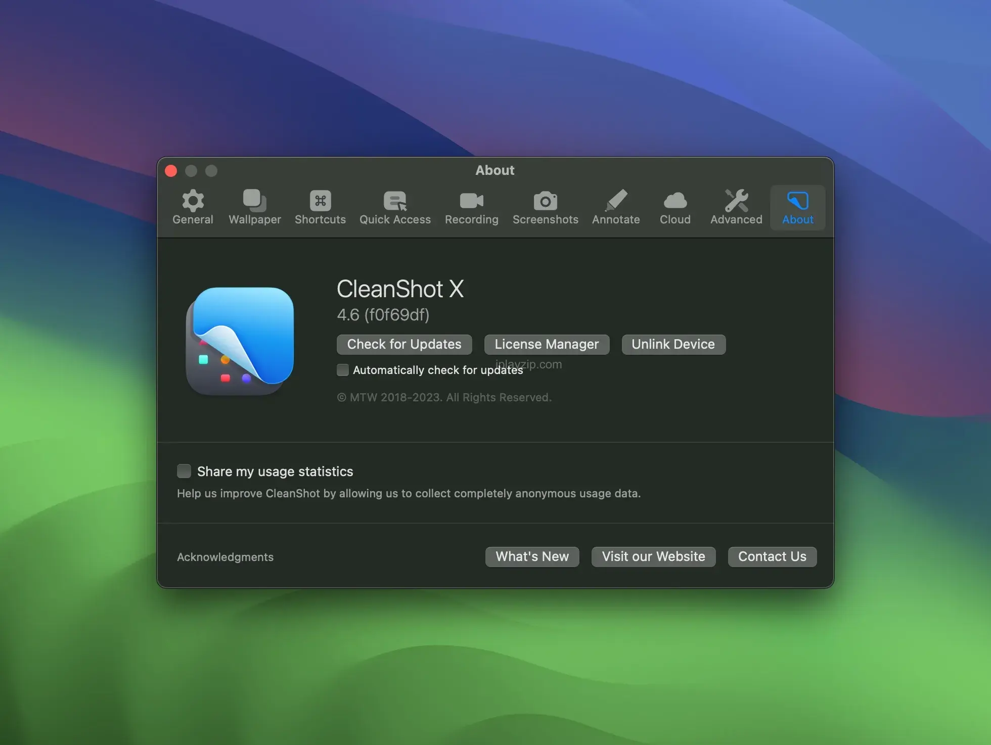功能强大的截图录屏工具 CleanShot X v4.7.5 破解版