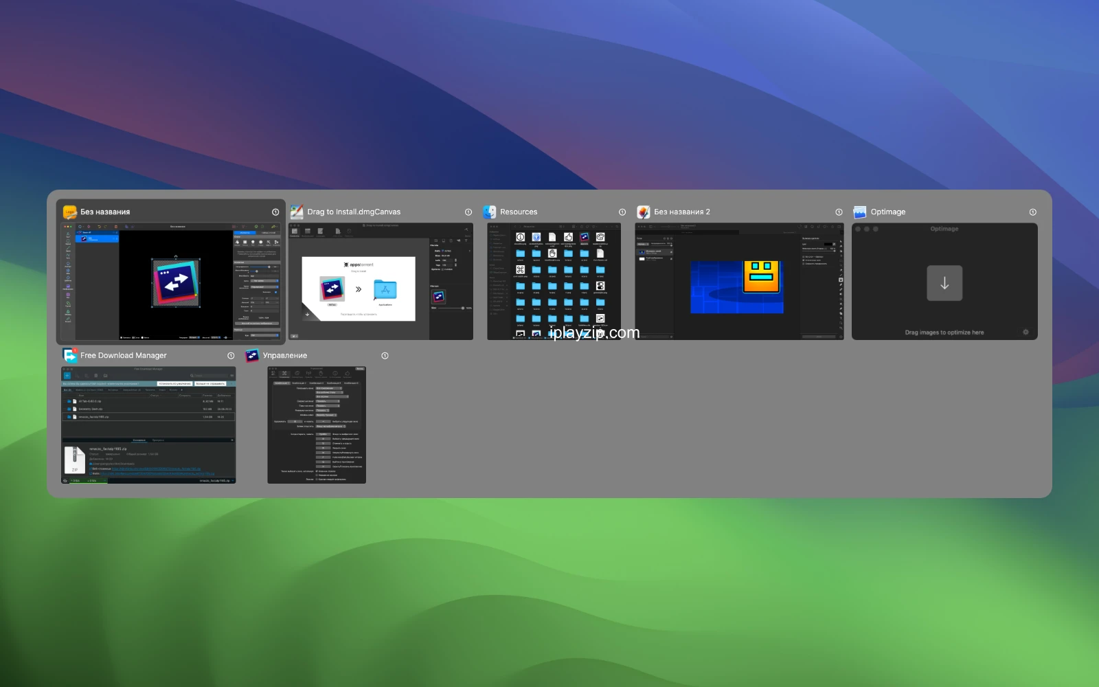 MacOS 多窗口实时预览与快捷切换界面