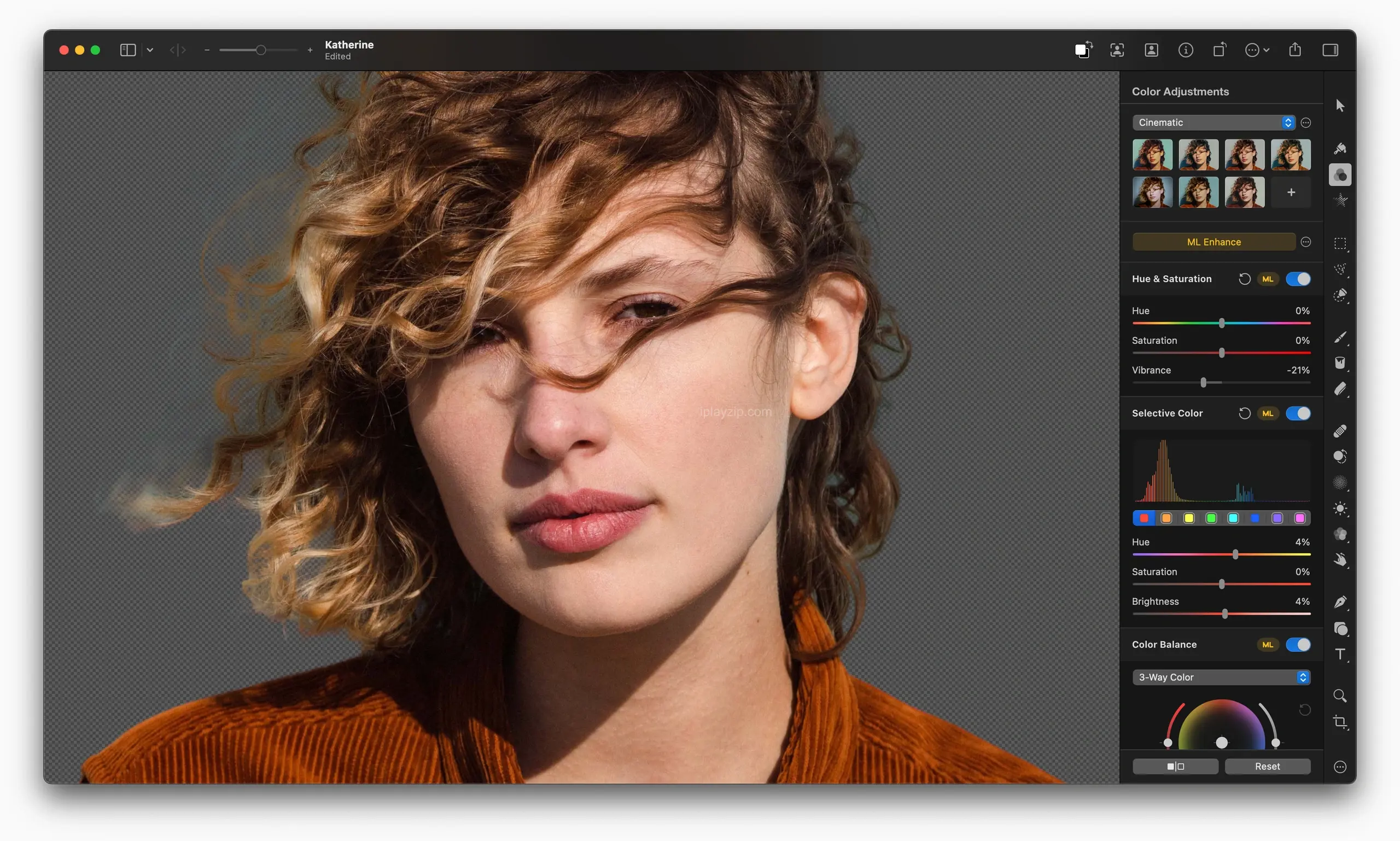 Photomator Mac 版界面