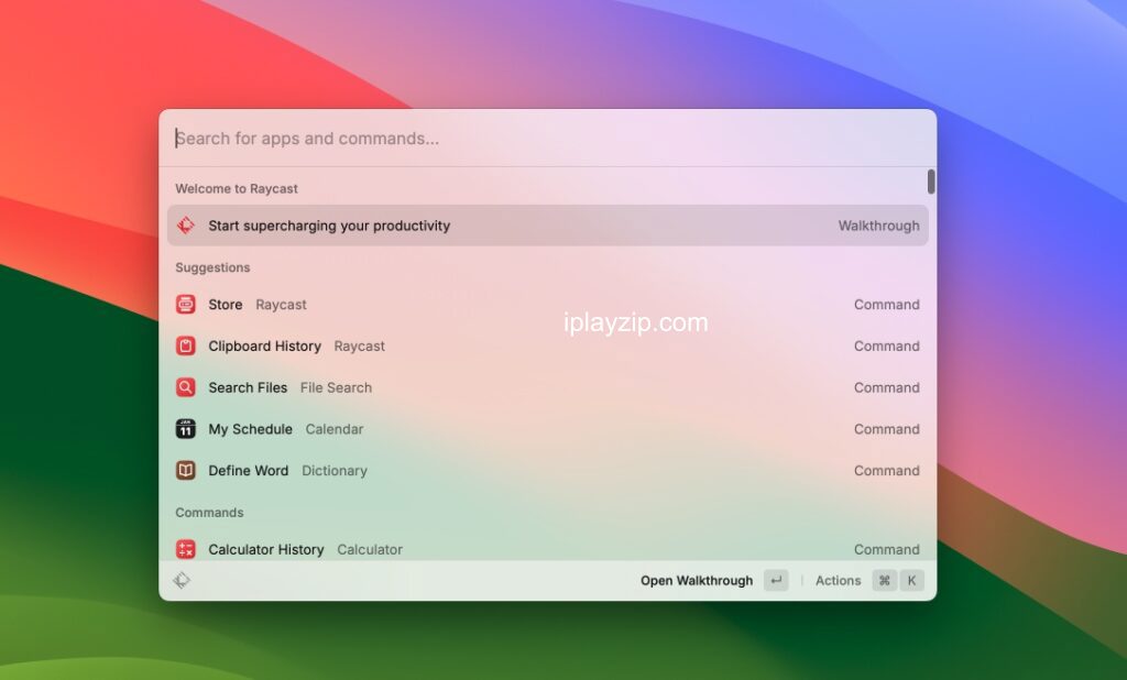 Raycast Pro 操作界面展示