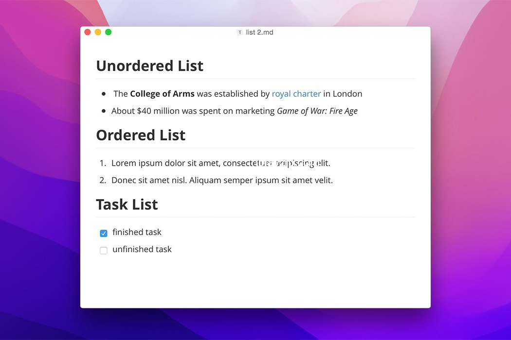 Typora Markdown 编辑器操作界面