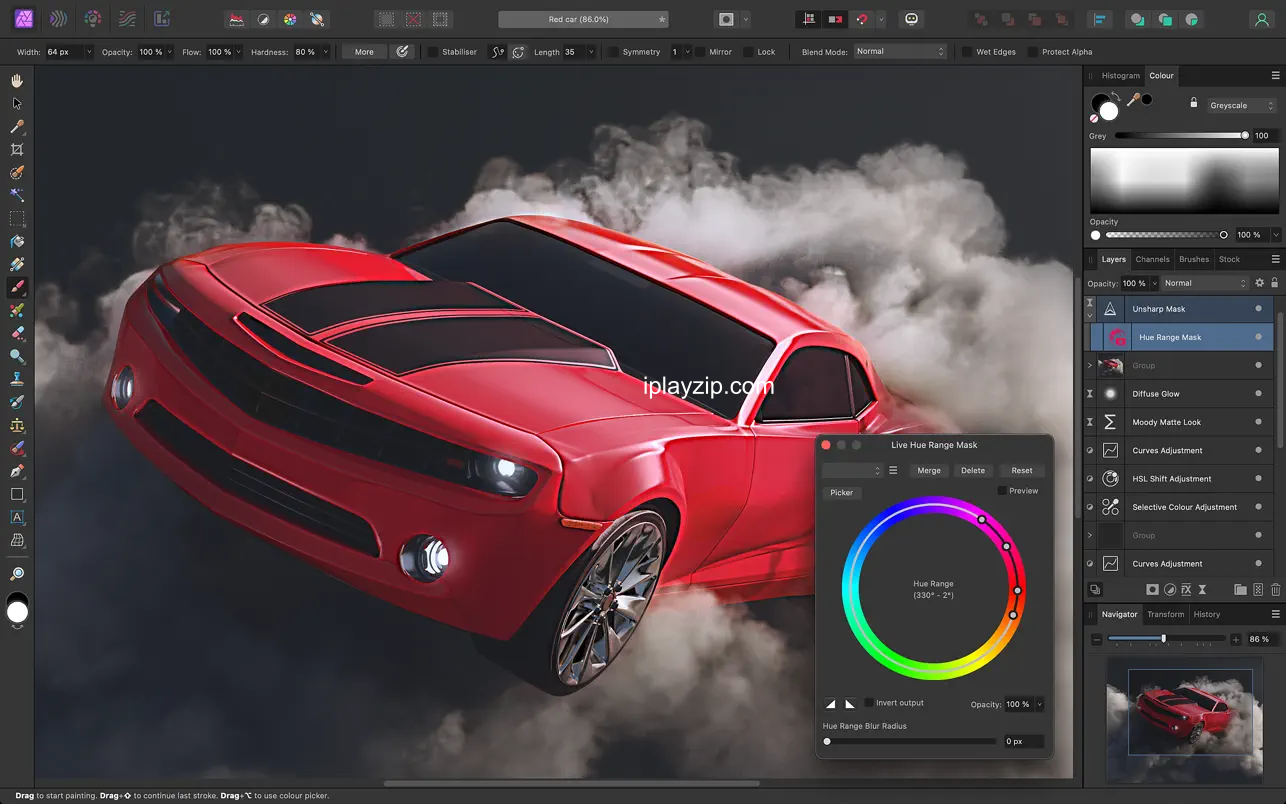 Affinity Photo 界面