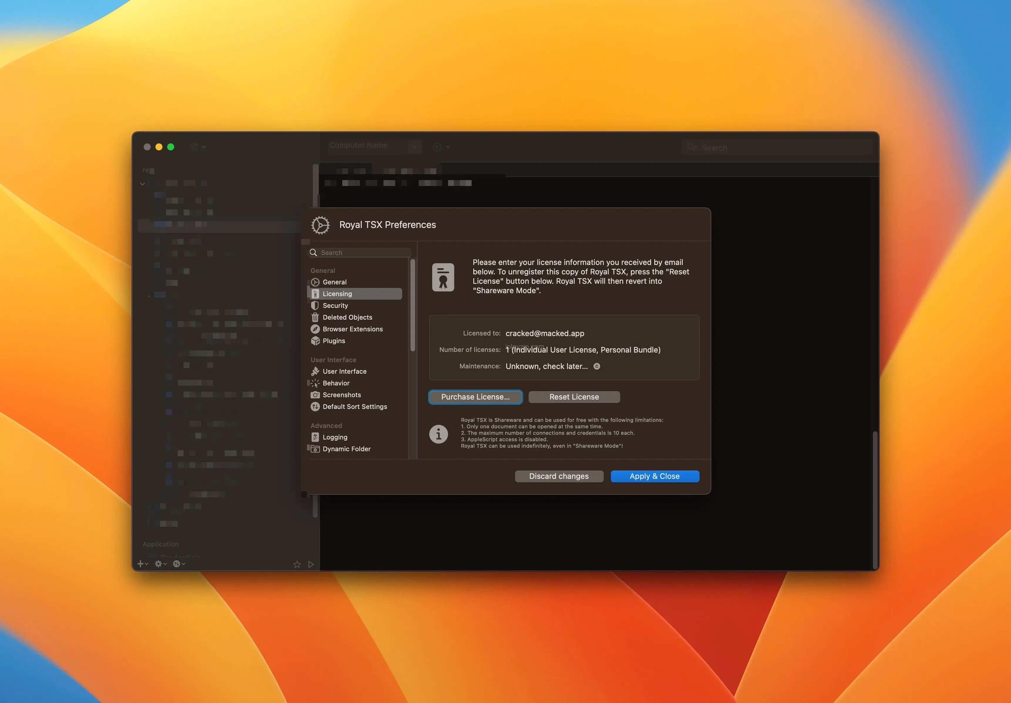 强大的模块化远程控制管理工具 Royal TSX v6.4.3.1000 破解版