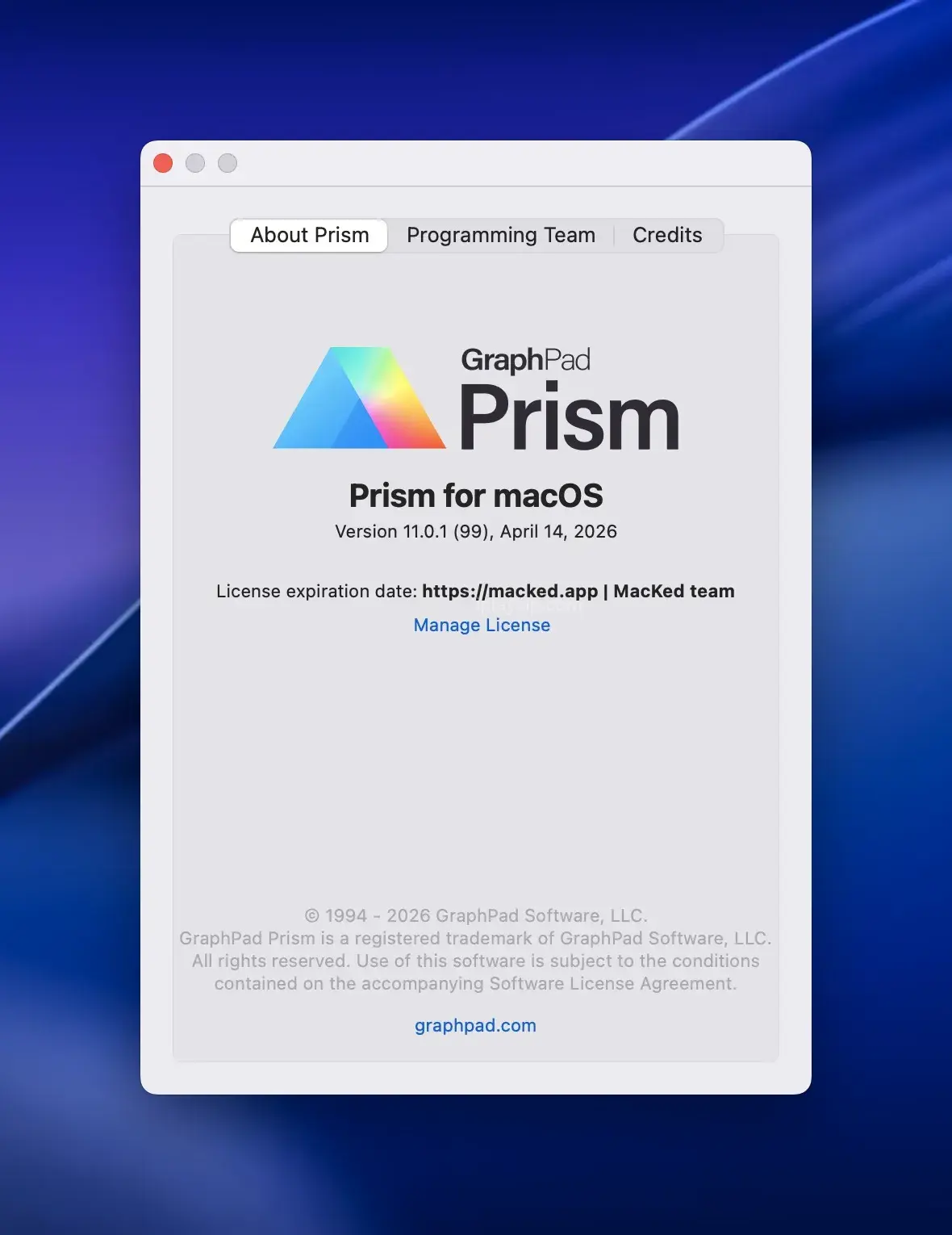 专业科研数据处理工具 Prism v11.0.2 破解版 专业科研数据处理工具 Prism v11.0.2 破解版