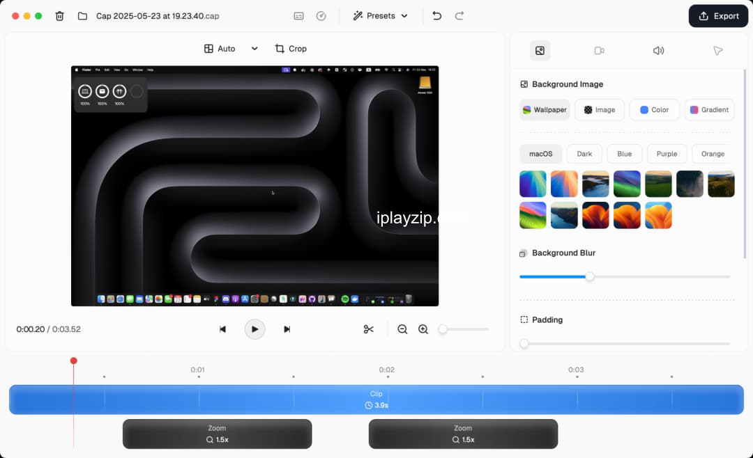 开源跨平台屏幕录制软件 Cap Pro v0.4.84 MacOS 破解版 开源跨平台屏幕录制软件 Cap Pro v0.4.84 MacOS 破解版