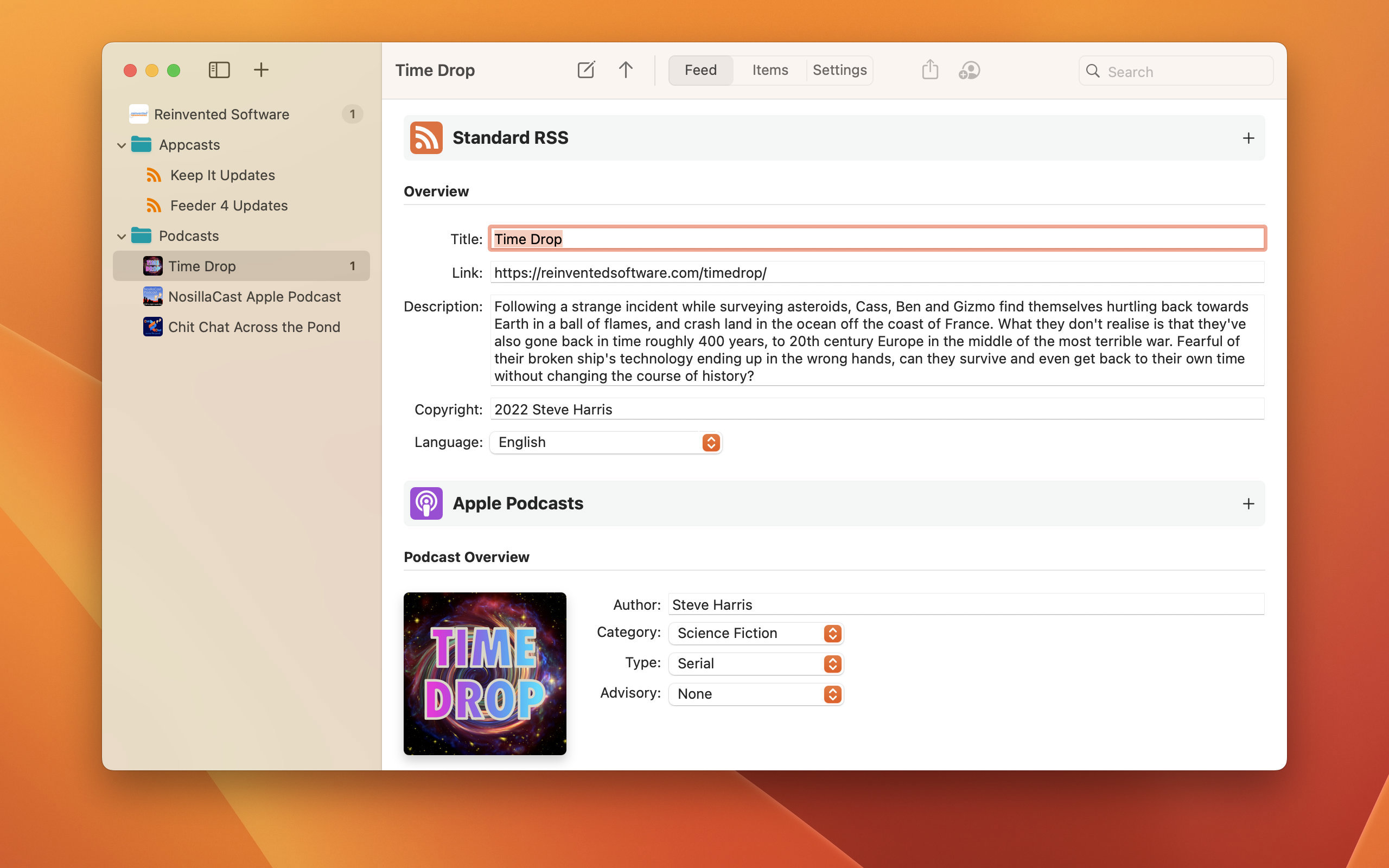 专业 RSS 订阅源管理工具 Feeder v4.8.4 破解版 专业 RSS 订阅源管理工具 Feeder v4.8.4 破解版