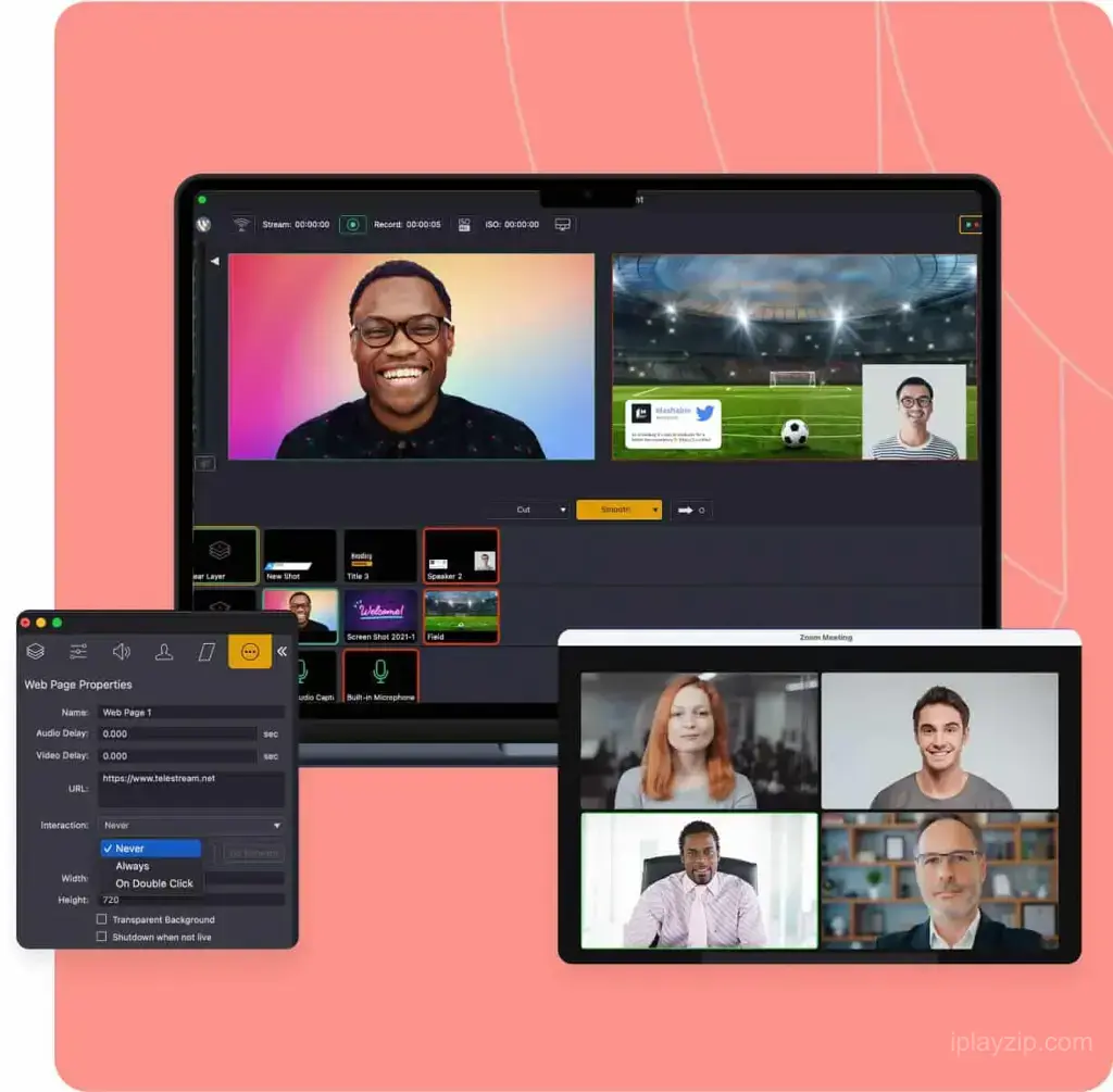 Wirecast Pro 16.5.2 破解版 - 专业级多路直播制作工具 | 媒体工具 - 专业级多路直播制作工具 | 媒体工具
