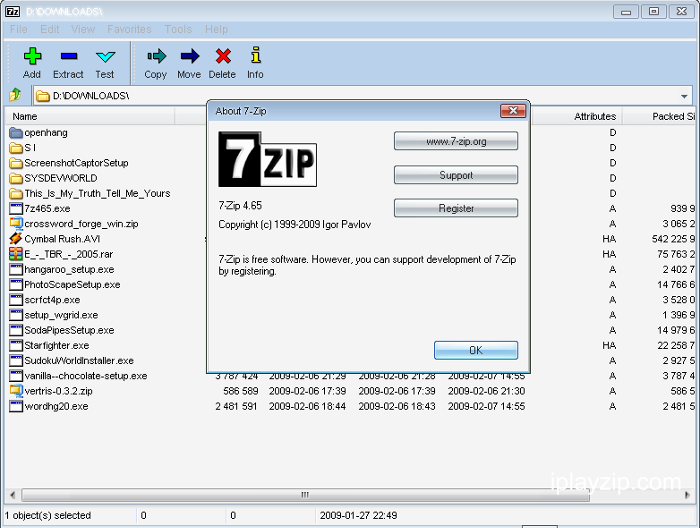 小巧轻便的压缩管理工具 7-Zip v24.08 正式版