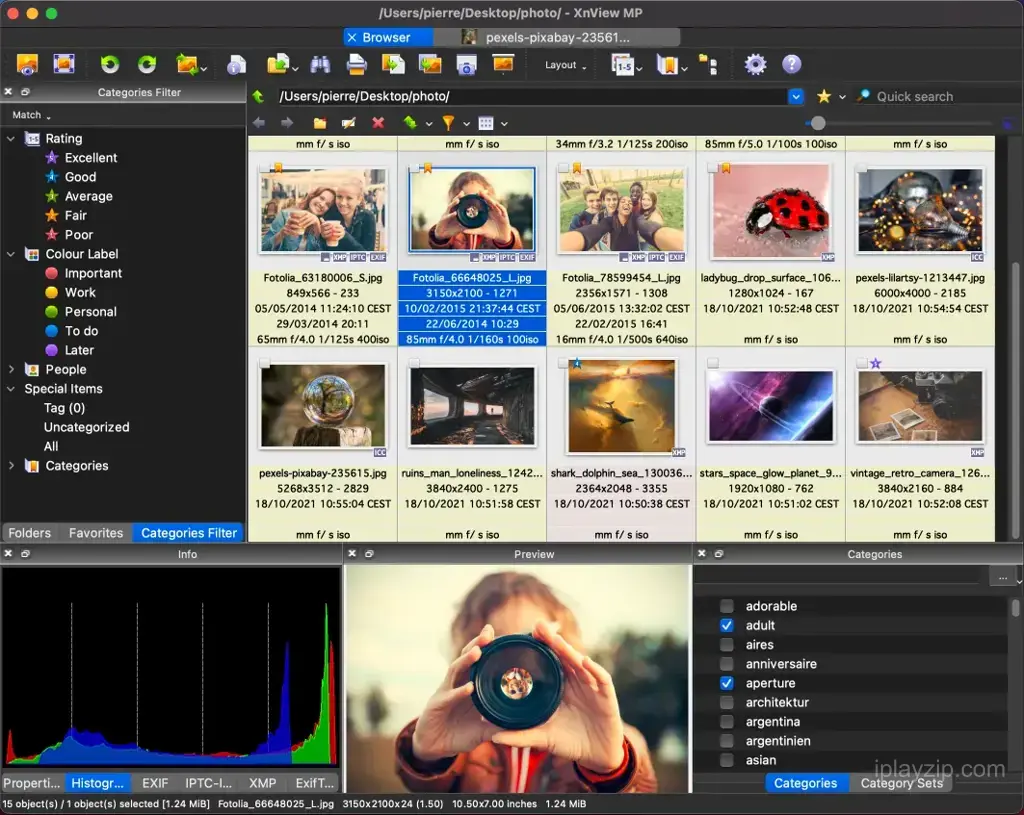 经典跨平台图像浏览器 XnViewMP v2.51.6 破解版 经典跨平台图像浏览器 XnViewMP v2.51.6 破解版