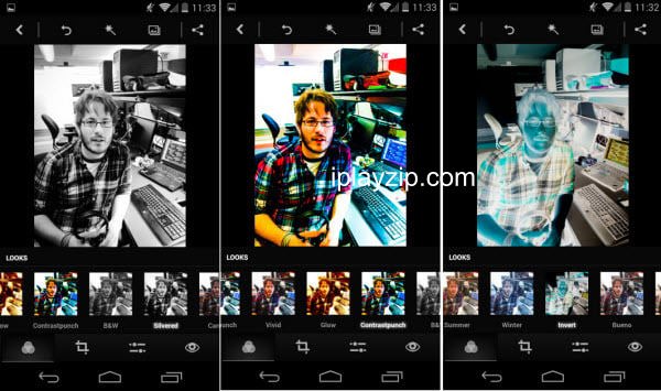 Photoshop Express 编辑界面 安卓版 Adobe Photoshop Express 操作界面截图