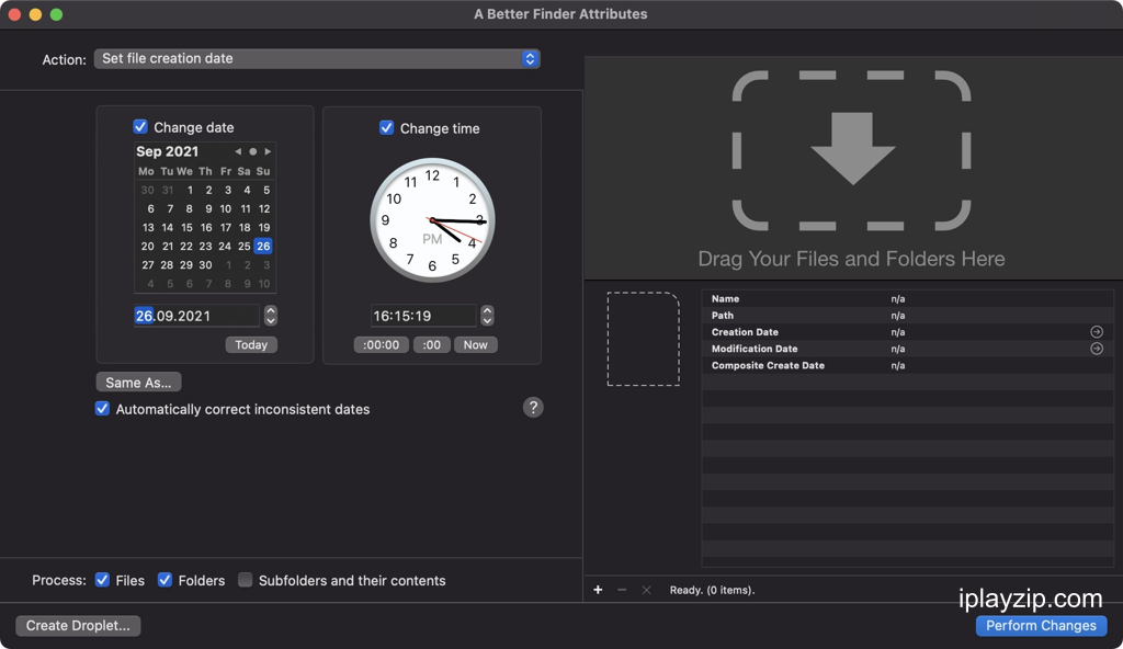 强大的文件属性管理工具 A Better Finder Attributes v7.46 破解版操作界面