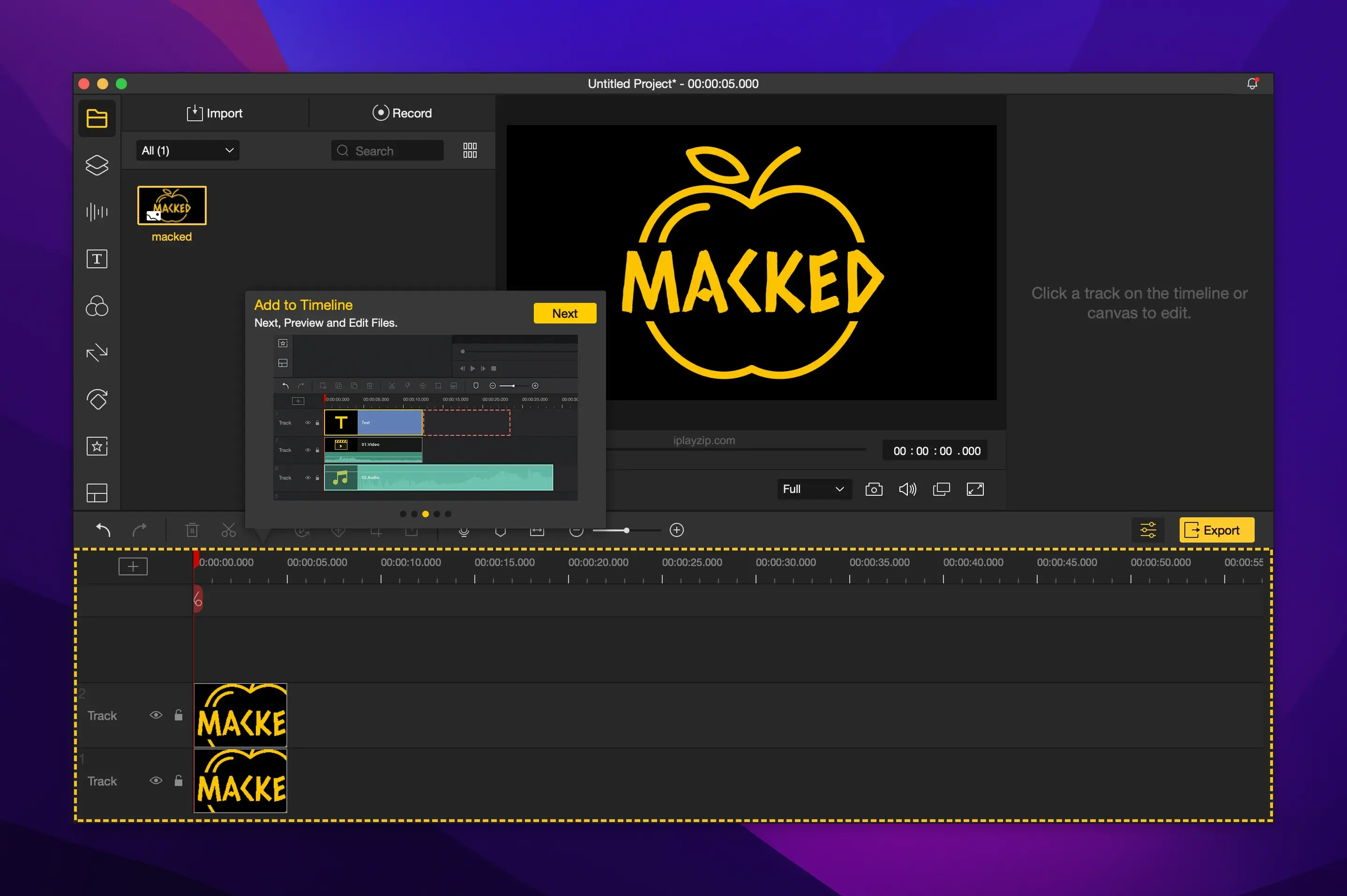 视频编辑软件 AceMovi Video Editor v5.8.0.34 破解版