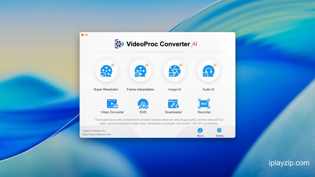视频处理与格式转换工具 VideoProc Converter AI v8.11 TNT 破解版 视频处理与格式转换工具 VideoProc Converter AI v8.11 TNT 破解版