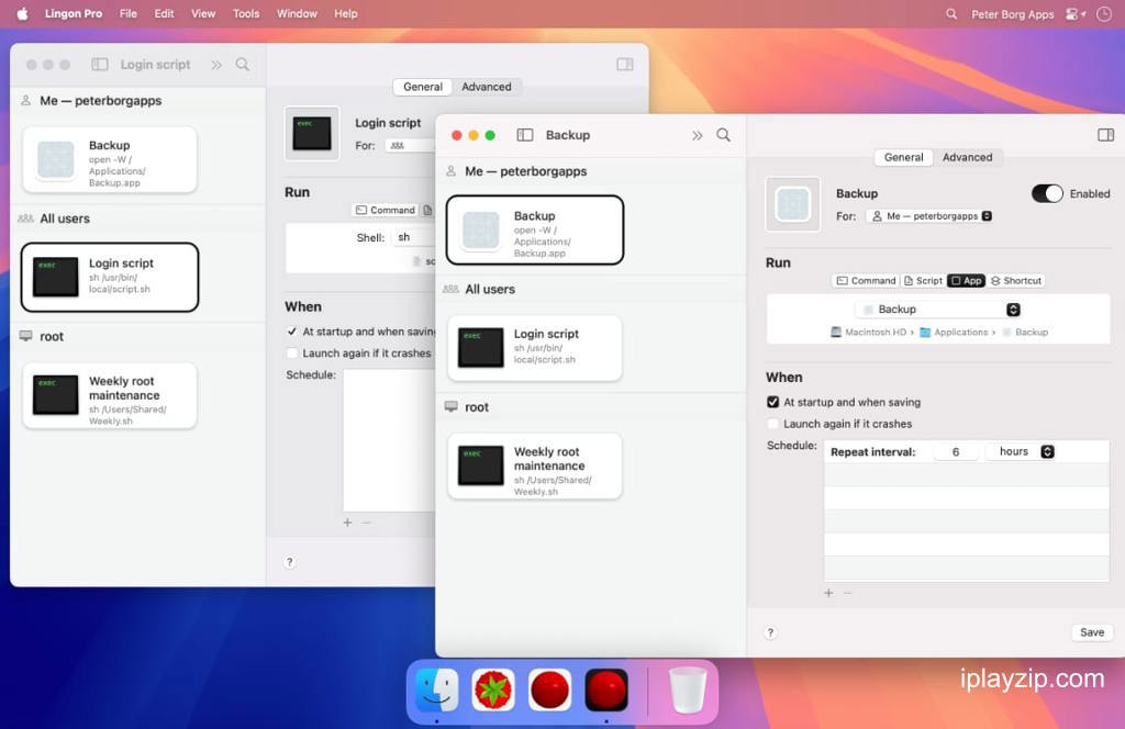 MacOS Launchd 任务自动化工具 Lingon v10.2.4 破解版操作界面