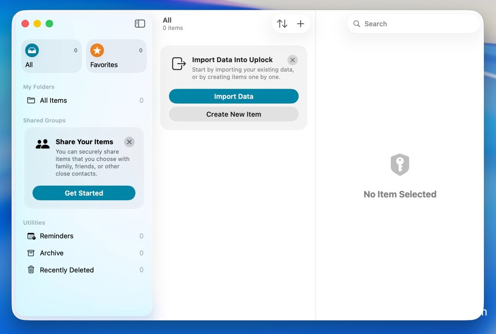 MacOS 私密数据保护工具 Uplock v3.2.5 破解版操作界面