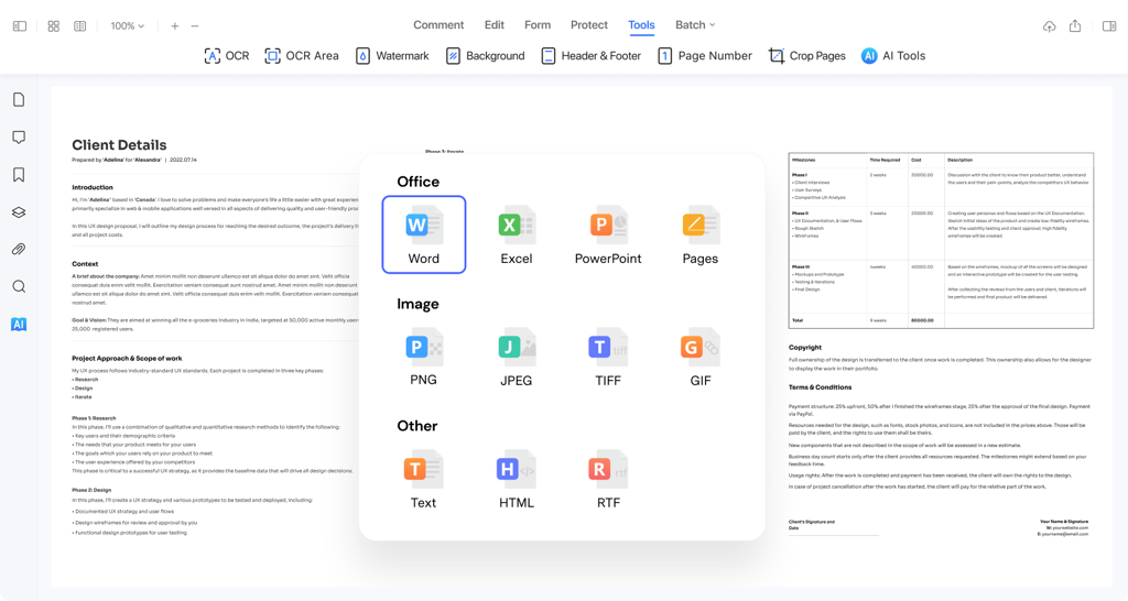 高效实用的 PDF 文档处理工具 Wondershare PDFelement Pro v11.4.26 破解版