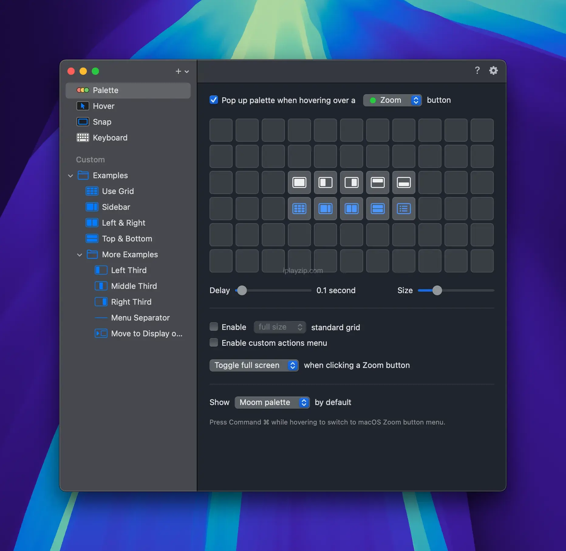 功能丰富的 MacOS 窗口管理工具 Moom v4.5 破解版 功能丰富的 MacOS 窗口管理工具 Moom v4.5 破解版