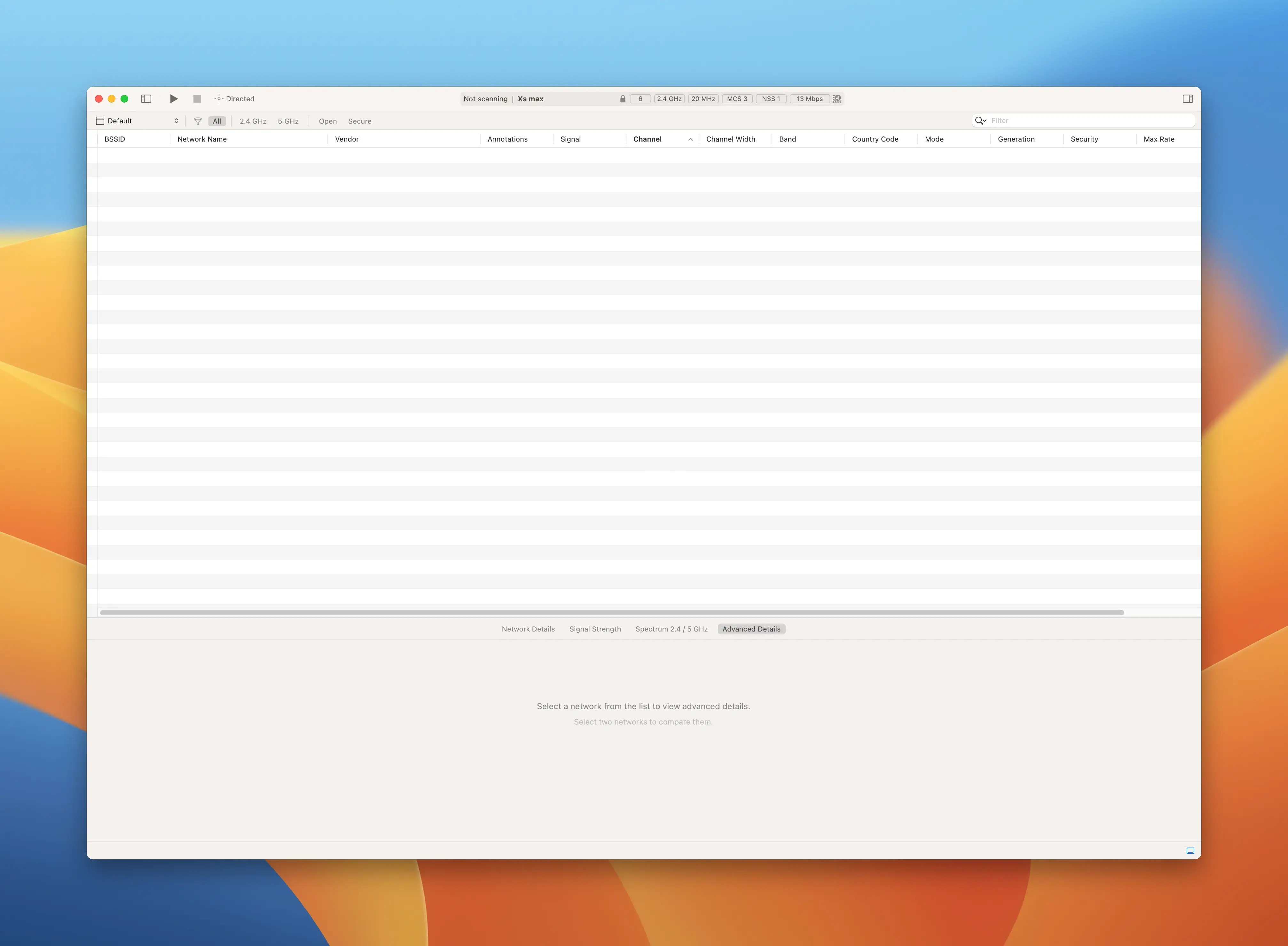无线网络分析的专业工具WiFi Explorer Pro v3.9.7 破解版 无线网络分析的专业工具WiFi Explorer Pro v3.9.7 破解版