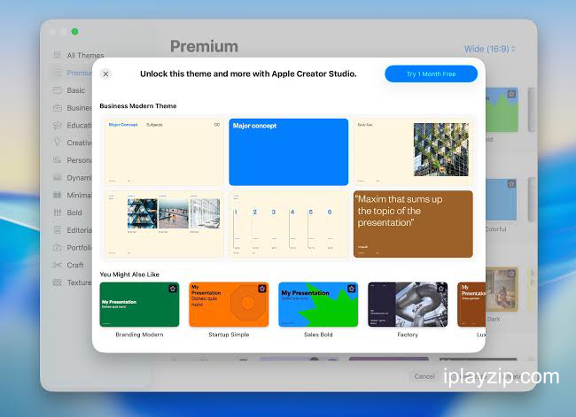 Apple 专业演示文稿软件 Keynote Creator Studio v15.3 破解版 Apple 专业演示文稿软件 Keynote Creator Studio v15.3 破解版操作界面