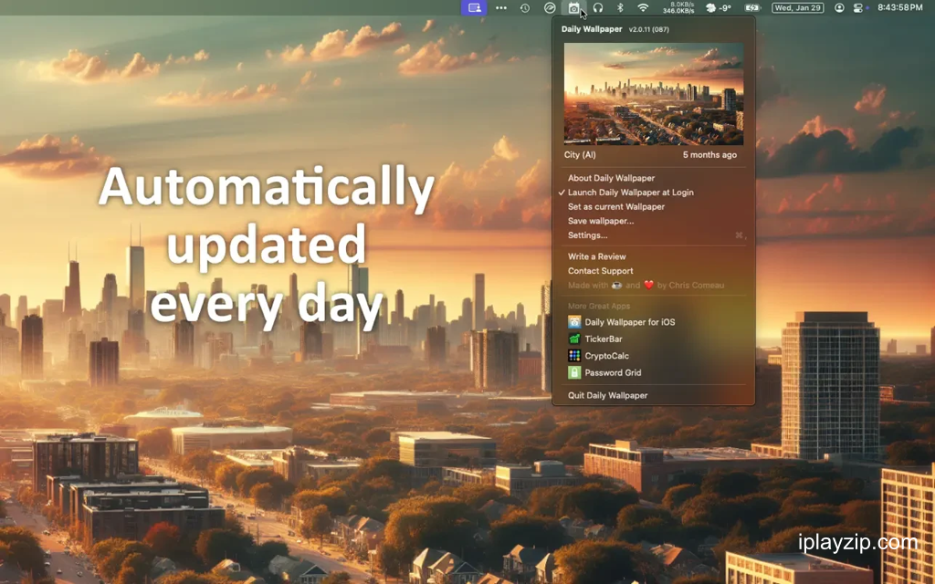 每日自动换壁纸工具 Daily Wallpaper v2.2.1 破解版 每日自动换壁纸工具 Daily Wallpaper v2.2.1 破解版操作界面