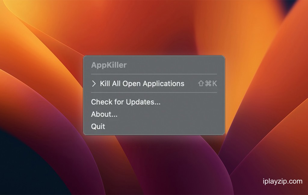 Mac 极简进程管理工具 AppKiller v4.3.0 破解版 Mac 极简进程管理工具 AppKiller v4.3.0 破解版操作界面