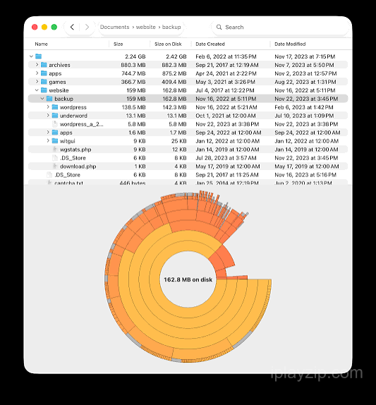 磁盘空间可视化分析工具 Disk Graph v3.2.1 破解版操作界面