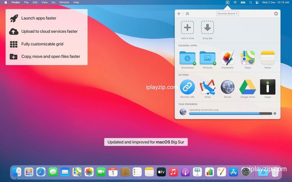 MacOS 文件拖拽操作增强工具 Dropzone 4 v5.0.8 破解版 MacOS 文件拖拽操作增强工具 Dropzone 4 v5.0.8 破解版操作界面
