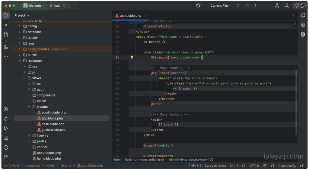 PHP 集成开发工具 JetBrains PhpStorm v2026.1.4 Windows 中文直装版操作界面